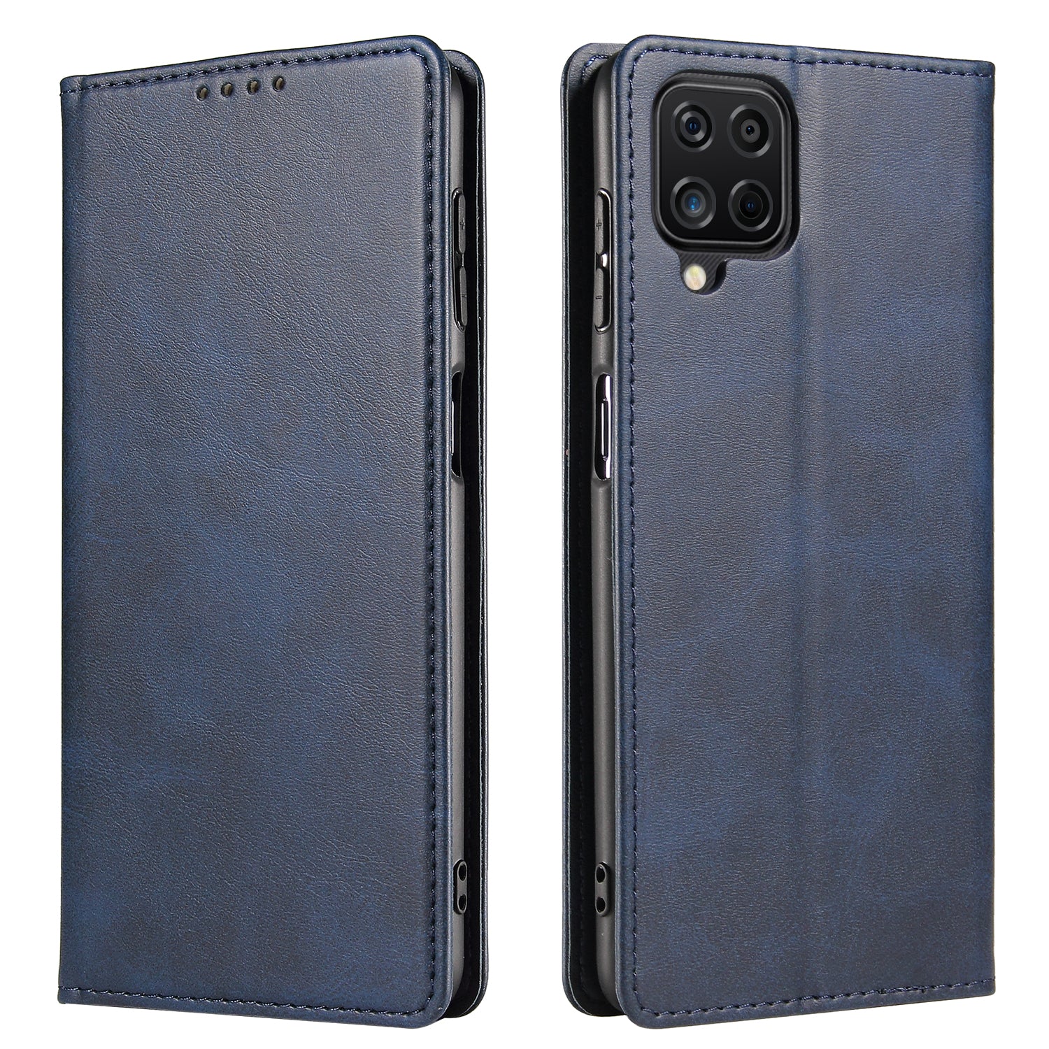 Protective Phone Case For Samsung Galaxy A22 4G (EU Version) Leather Calf Texture Phone Cover Wallet Stand Protective Phone Case For Samsung Galaxy A22 4G (EU Version) Leather Calf Texture Phone Cover Wallet Stand